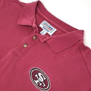 VTG Pro-Line‎ Starter Embroidered Polo Shirt Men's Large Red San Francisco 49ers